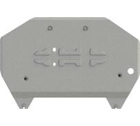 Защита для кпп Sheriff для land rover defender 90/110 2021- 3.0 dat fullwd, универсальный, штамп алюминий 5 мм 5204