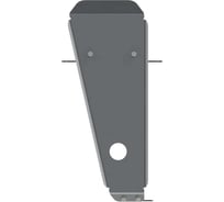 Защита для редуктора Sheriff алюминий + комплект крепежа, geely atlas 2018- 1.8tatawd 2.4atawd гибка алюминий 4 мм 3675