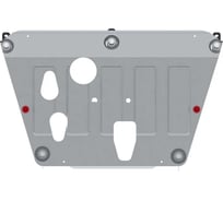 Защита для картера и кпп Sheriff для hyundai creta 2016-2021 SL 9006 RAL 7040 RAL 7040