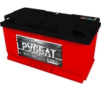 Аккумуляторная батарея РУСБАТ 90 Ah, 760 A, прямая полярность 017090001