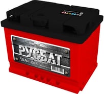 Аккумуляторная батарея РУСБАТ 55Е Ah, 430 A, обратная полярность 017055101