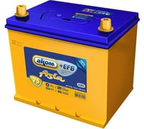 Аккумуляторная батарея Аком Asia + EFB 75 Ah, 750 A, прямая полярность 080075001