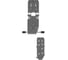 Защита для комплект защит sheriff (3495 v2+3496 v2+3497 v2) volkswagen amarok 2016- 2.0mt4wd 3.0v6at4wd 0 алюминий 6 мм 3498 V2 1