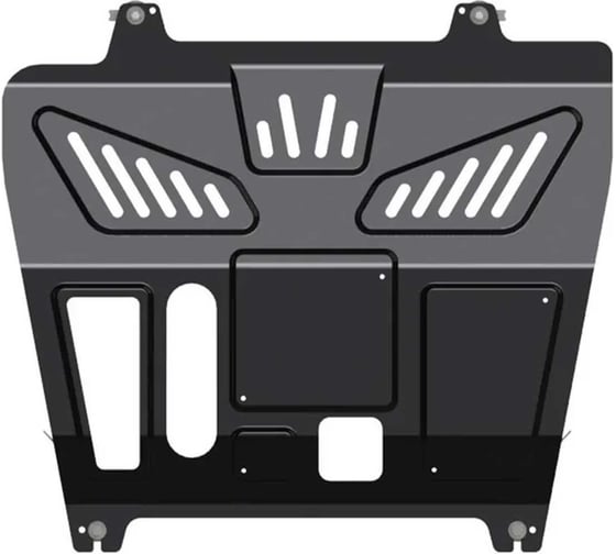 Защита для картера и кпп Sheriff nissan qashqai 2015- 2.0мт2wd 2.0cvt2wd штамповка сталь 2.0 мм 3086 V2 CP 1