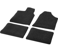 Текстильные коврики салона AutoFlex Standard для Lada 2107 седан 2007-2014, цвет черный 4600701