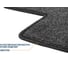 Текстильные коврики салона AutoFlex Standard для Lada Priora седан, хетчбек 2007-2014, цвет черный 4600501 4