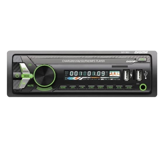 Автомагнитола DIGMA DCR-390G 1DIN, 4x45 Вт 480594 1