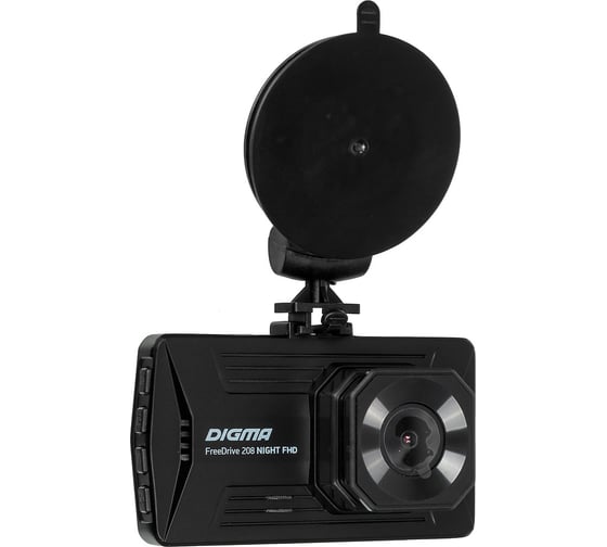 Видеорегистратор DIGMA GP6248A FreeDrive 208 Night FHD черный, 2Mpix, 1080x1920, 1080p, 170 гр. 1070524
