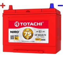 Аккумуляторная батарея TOTACHI NIRO MF 80D26 75 FR 90175