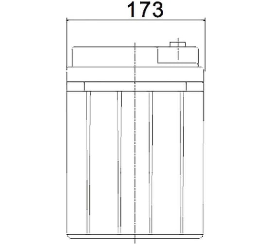 Аккумулятор тяговый WBR EVX135-12G 12В, 135 Ач УТ-00001343