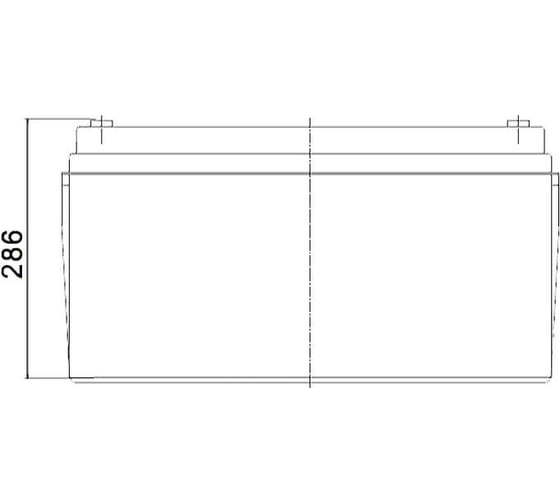 Аккумулятор тяговый WBR EVX135-12G 12В, 135 Ач УТ-00001343
