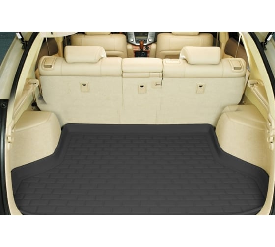 Коврик багажника PSV Toyota Camry XV30 2001 2006 г 3D черный Kagu 109254 1