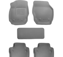 Коврики PSV Honda CR V III 2006 2012 г 3D серый Kagu 110075