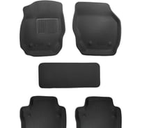 Коврики PSV Mitsubishi Grandis 2003 2011 г 3D черный Kagu 112350