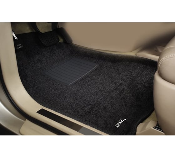 Коврики PSV Honda Fit I Jazz 2001 2008 г 3D черный Tufted 108057