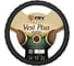 Оплетка на руль PSV VEST EXTRA PLUS Fiber черный 2XL, экокожа 136154 1