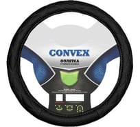 Оплетка на руль PSV CONVEX черный 2XL, экокожа 136011