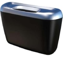 Мусорное ведро в автомобиль ZDK с держателем, цвет серебристо-черный Car02/silver