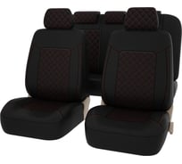 Чехлы PSV Elegant Next Черный Ромб красный отстрочка красная ромб экокожа 135942