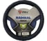 Оплетка на руль PSV RADIKAL CORNER черный, отстрочка серая, M, экокожа 136049 1