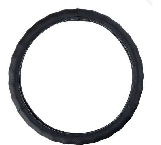 Оплетка на руль PSV RADIKAL CORNER черный, отстрочка синяя, M, экокожа 136050 1