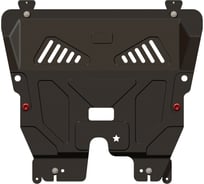 Защита картера и КПП SHERIFF для HONDA Civic /fastback 2006-2010 1.6/ 1.8, гнутая, сталь 2.0 мм, с крепежом 0898