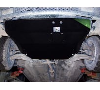 Защита картера и КПП SHERIFF для SUZUKI Aerio 2wd 2001-2006 1.3/ 1.6/ 1.4D/ SUZUKI Liana передний привод 2001-2007 1.3/ 1.6/ 1.4D, гнутая, сталь 2.0 мм, с крепежом 05 0572