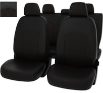 Чехлы PSV VW Golf V VI Jetta V 2003 2012 г РОМБ отстрочка красная черная экокожа Оригинал 136296