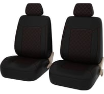 Чехлы PSV Elegant Next 2 FRONT Черный Ромб красный отстрочка красная ромб экокожа 136336