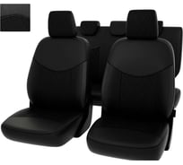 Чехлы PSV VW Amarok 2010 РОМБ отстрочка черная экокожа Оригинал 135905