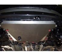 Защита картера и КПП SHERIFF для HONDA Edix 2004-2009 1.7 / 1.8 / 2.0 / 2.2CTDi/ HONDA FR-V 2004-2009 1.7 / 1.8 / 2.0 / 2.2CTDi, гнутая, AL 5 мм, с крепежом 0747