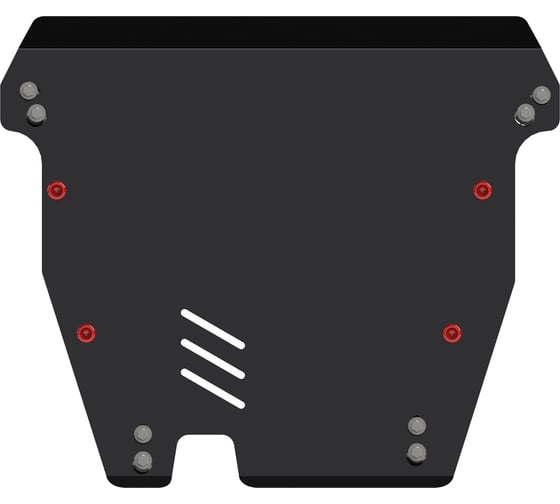 Защита картера и КПП SHERIFF для NISSAN Avenir 1998-2005 2/ NISSAN Expert 1999-2007 2/ NISSAN Liberty 1998-2004 2/ NISSAN R'nessa 1997-2001 2, гнутая, сталь 1243 1