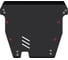 Защита картера и КПП SHERIFF для NISSAN Avenir 1998-2005 2/ NISSAN Expert 1999-2007 2/ NISSAN Liberty 1998-2004 2/ NISSAN R'nessa 1997-2001 2, гнутая, сталь 1243 1