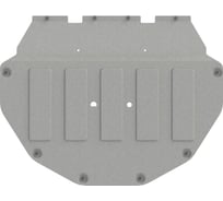 Защита картера SHERIFF для TOYOTA Sequoia 2000-2007 4,7/ TOYOTA Tundra 2004-2007 4,7, гнутая, сталь 2.5 мм, с крепежом 1782