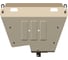 Защита картера и КПП SHERIFF для LAND ROVER Freelander 1998-2006 1.8/ 2.5, гнутая, AL 5 мм, с крепежом 1194 1