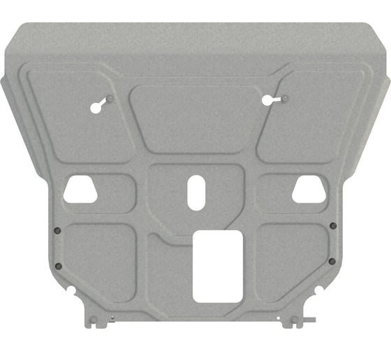 Защита картера и КПП SHERIFF для HYUNDAI Santa Fe 2021-2.2TDi АТ Fu/WD/ HYUNDAI Sonata 2020-2.0/ 2.5 AT FWD/ KIA K5 2020-2.0, 2.5 AT FWD ,штампованная, AL 3 мм, 4464 1