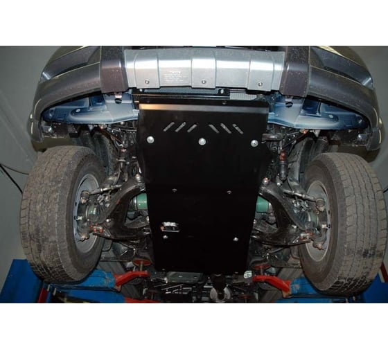 Защита картера sheriff для FORD Ranger 2007-2011 2.5TD/ MAZDA Pickup BT-50 2006-2011 2.5 TD, универсальная штамповка, сталь 2.5 мм, с крепежом 1165 V2