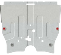 Защита картера и КПП sheriff для NISSAN Qashqai 2021-1.3T AT FWD, универсальная штамповка, AL 3 мм, с крепежом 5074