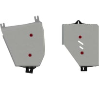 Защита моторного отсека sheriff для CHEVROLET Bolt 2016 - 2021 AT FWD// OPEL Ampera 2017 - 150 кВт, универсальная штамповка, AL 4 мм, с крепежом 5119