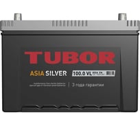 Аккумулятор TUBOR ASIASILVER 6СТ-100.0 VL B01 4607008887402