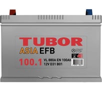 Аккумулятор TUBOR ASIA EFB 6СТ-100.1 VL B01 4607008888317