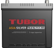 Аккумулятор TUBOR ASIASILVER 6СТ-70.0 VL B01 4607008887440