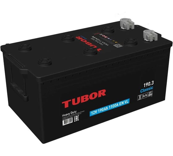 Аккумулятор TUBOR Classic 6СТ-190.3 VL 4607008889949