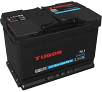 Аккумулятор TUBOR Classic 6СТ-75.1 VL 4607008889994