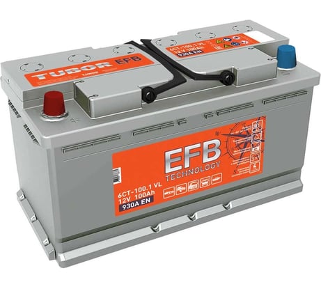 Аккумулятор TUBOR EFB 6СТ-100.1 VL 4607008886771