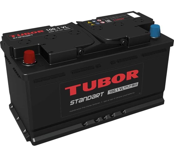 Аккумулятор TUBOR STANDART 6СТ-100.1 VL 4607008886184 1