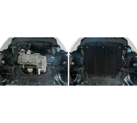 ЗК+КПП для Ford Fiesta 2008-2015 2015-н.в., сталь 2 мм, крепеж в комплекте АвтоБроня 111.01805.2