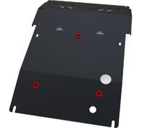 Защита радиатора и картера для TAGAZ Road Partner 2008-2013, st 2mm АвтоБроня 111.06101.3