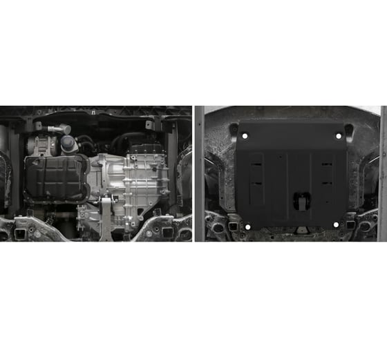 ЗК+КПП Kia Sorento Prime 2015-2017 2018-н.в., сталь 2 мм, крепеж в комплекте АвтоБроня 111.02831.1
