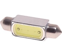 Автолампа C10W SV8.5 1 SMD MEGA WHITE 6000K 39мм 80лм 24V 10 100 MEGAPOWER 85204